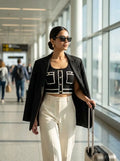 Black Cropped Tank Top